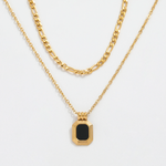Load image into Gallery viewer, Onyx Layered necklace