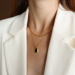 Load image into Gallery viewer, Onyx Layered necklace
