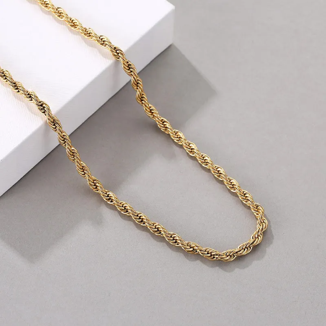 Twist rope necklace