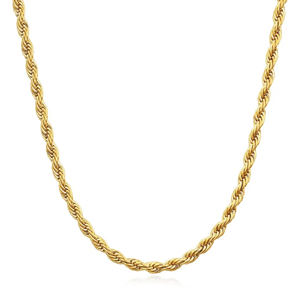 Twist rope necklace